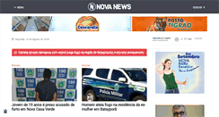 Desktop Screenshot of novanews.com.br