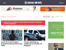 Tablet Screenshot of novanews.com.br