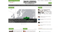 Desktop Screenshot of novanews.com.ua